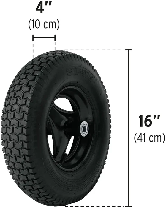 Karutis Truper 11777, juoda sp., 120 l