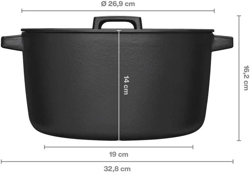 Ketaus puodas Fiskars Folken, 23 cm, 4 l