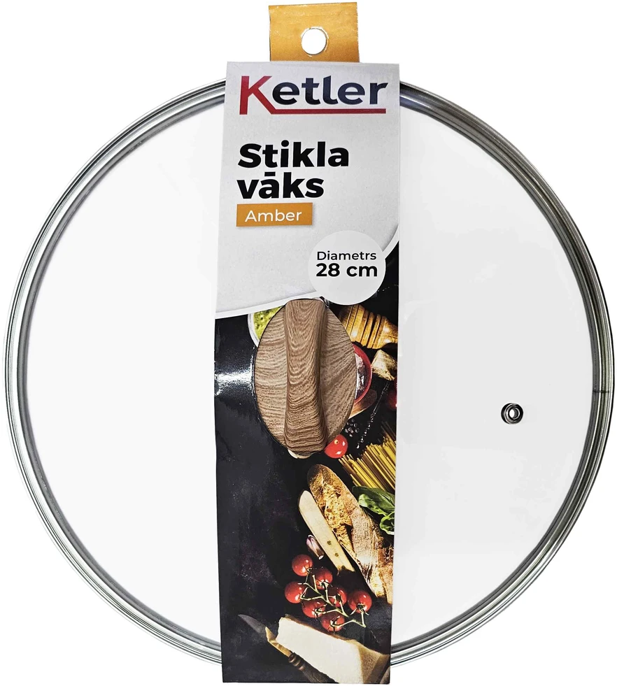 Ketler Dangtis su medžio imitacijos rankena 28 cm