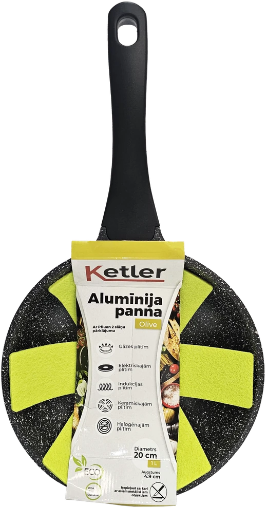Ketler Keptuvė Olive Aliumininė 20cm