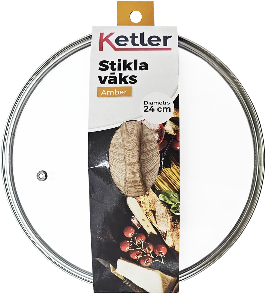 Ketler Dangtis su medžio imitacijos rankena 24cm