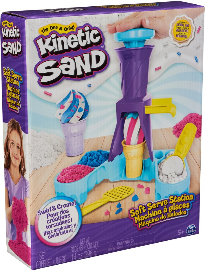 Spin Master KINETIC SAND Rinkinys „Ledainė“