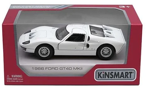 KINSMART Automobilis 1966 FORD GT40 MKII, 1:38