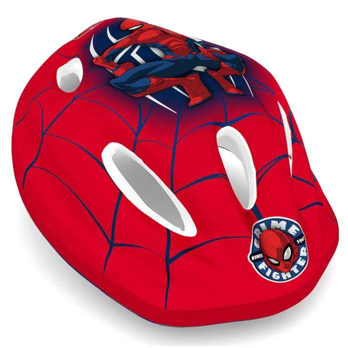 Dviratininkų šalmas vaikams Disney Spider Man, mėlyna sp./raudona sp., 52-56 cm