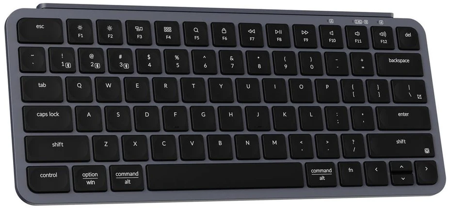 Klaviatūra Keychron B1 Pro 75% membraninis erdvės pilkas