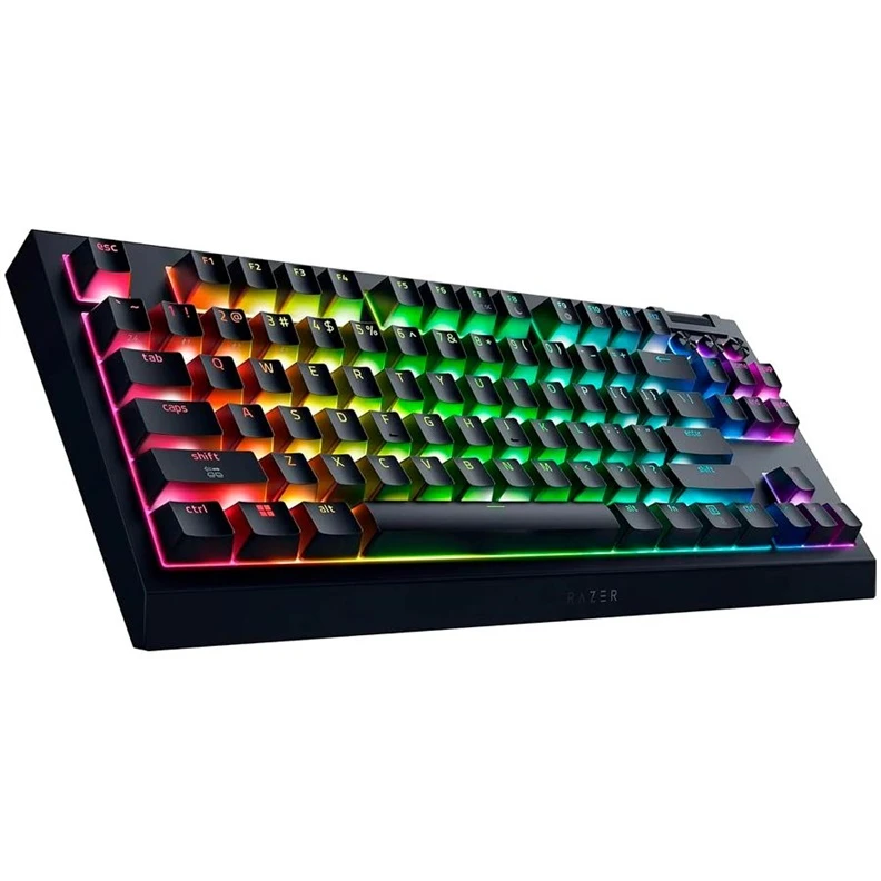 Klaviatūra žaidimams Razer BlackWidow V4 Razer Oranžinis (tactile) belaidė mechaninė su pašvietimu juoda