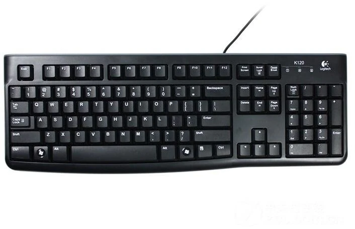Logitech klaviatūra K120 su laidu, Angliška/Lietuviška