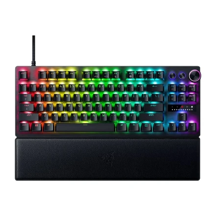 Razer | Huntsman V3 Pro Tenkeyless | RZ03-04980100-R3M1 | Klaviatūra žaidimams | su laidu | US | Analog Optical | Juodas