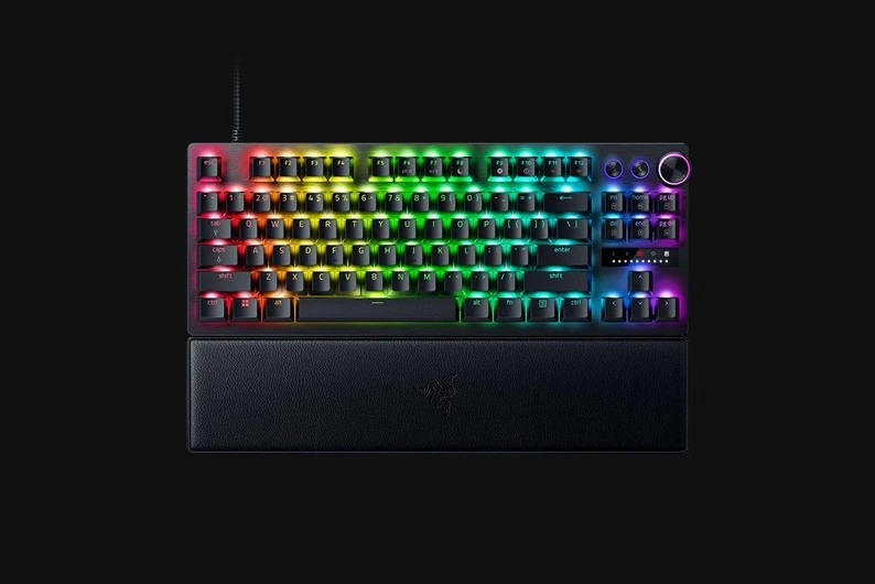 Razer | Huntsman V3 Pro Tenkeyless | RZ03-04980100-R3M1 | Klaviatūra žaidimams | su laidu | US | Analog Optical | Juodas