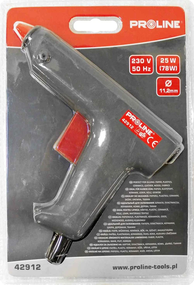 Klijų pistoletas Proline 11mm 25W/78W