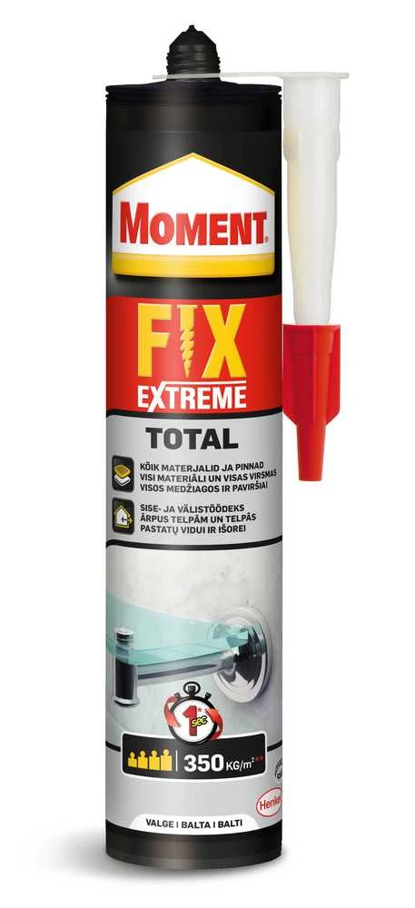 Klijų rinkiniai „Moment Fix Extreme Total“, 0,44 kg, balti.