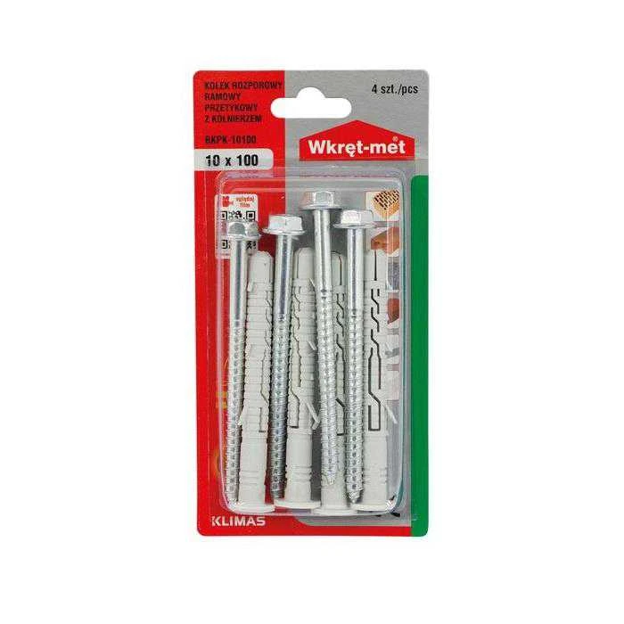 Grąžtas Klimas Įvaras Wkret-Met KPR-FAST K universalūs 10 mm x 100 mm 4vnt.