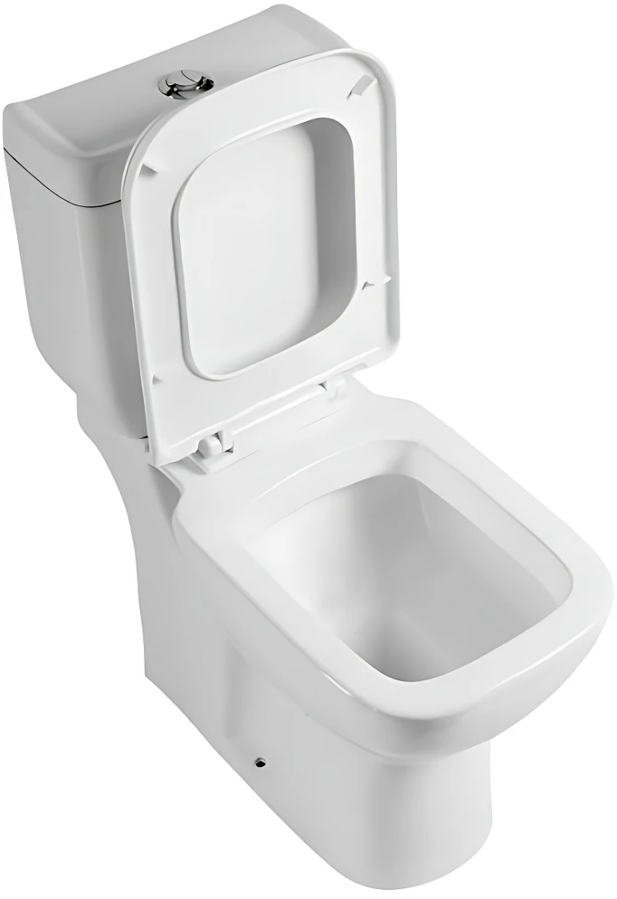 Klozetas AB ZT-601 3/6l, hor. išvadas, su PP lėtai nusileidžiančiu dangčiu