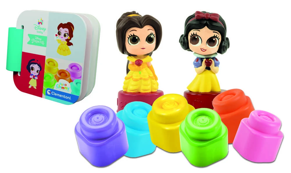 Clementoni kaladėlės Soft Clemmy su Knygute "Disney Princess"