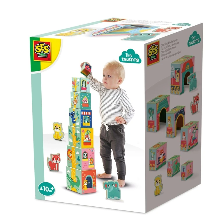 Ses_Creative Kaladėlės SES Creative Tower 13142