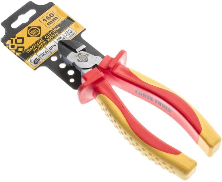 Kandiklinės replės Forte Tools VDE01006-6. 160 mm