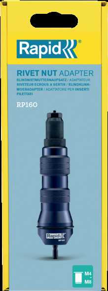 Kniedijimo adapteris MultiRiveter RP160 akumuliatoriniams su, Rapid