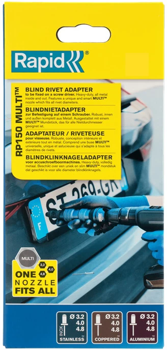 Kniediklio adapteris Rapid RP150, 245 mm