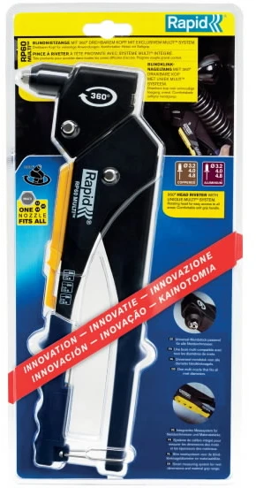 Kniediklis RP60 MULTI 360° pasukama galvute, Rapid