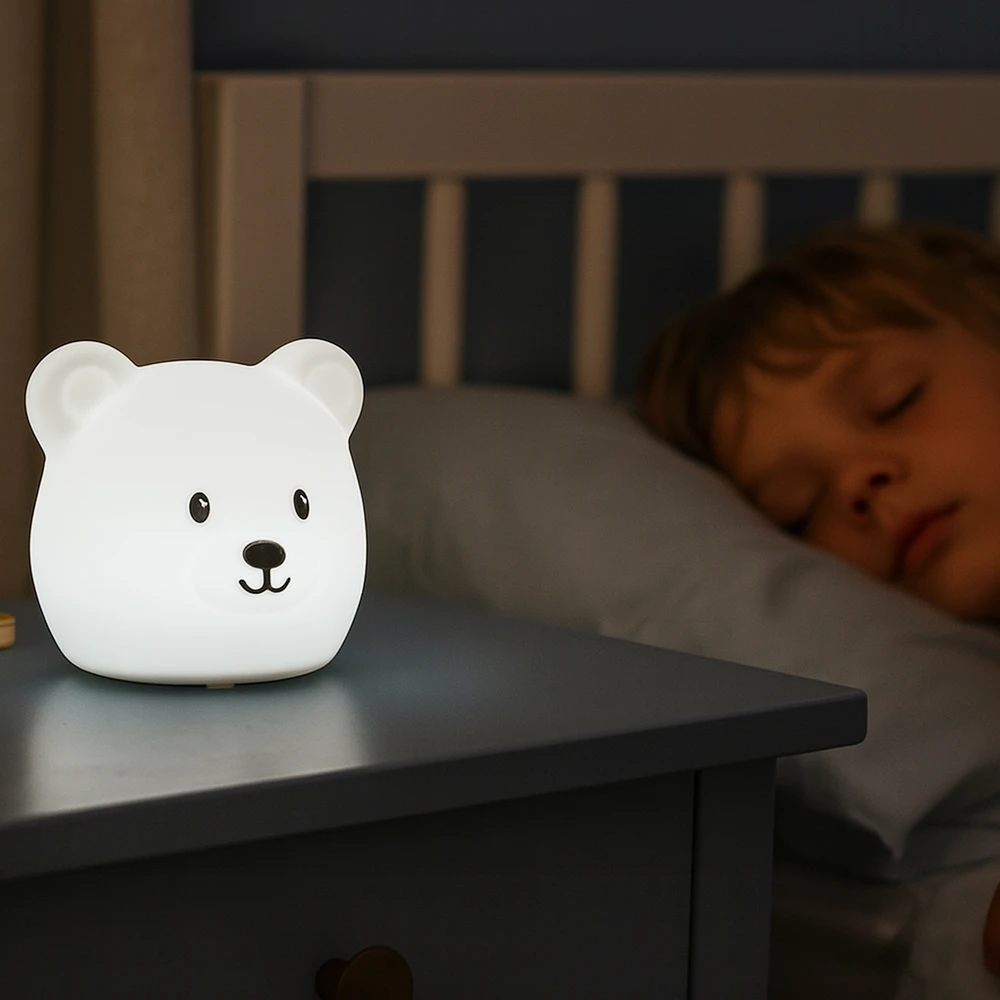 Koala Games G2535 įkraunama silikoninė lempa meškiukui