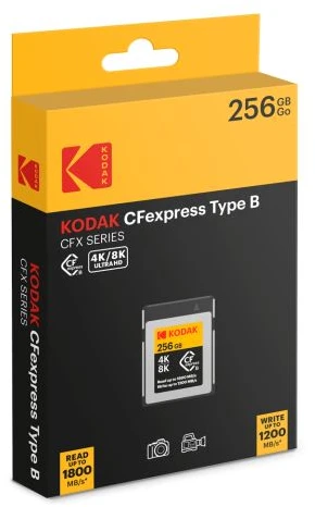 „Kodak CFexpress B“ 256 GB tipo EKMCFX256GK