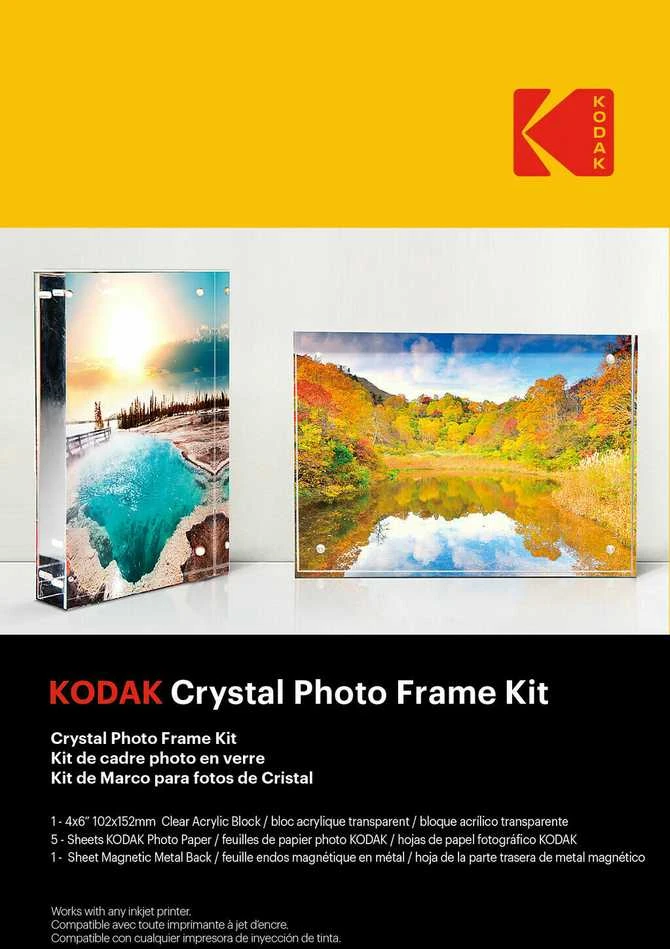 Kodak Crystal nuotraukų rėmelių rinkinys, 5 lapai