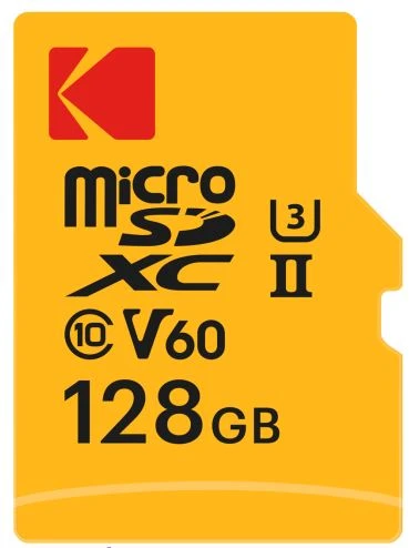 Atminties kortelė Kodak Micro SDXC 128GB UHS-II U3 A1 V60 Ultra Pro