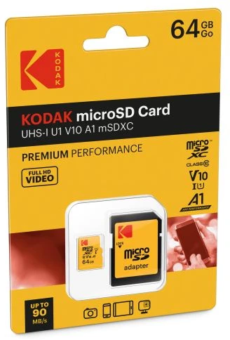 Kodak 64GB micro SD kortelė su adapteriu