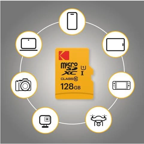 Kodak Micro SDXC 64GB UHS-I U1 V10 A1 Premium