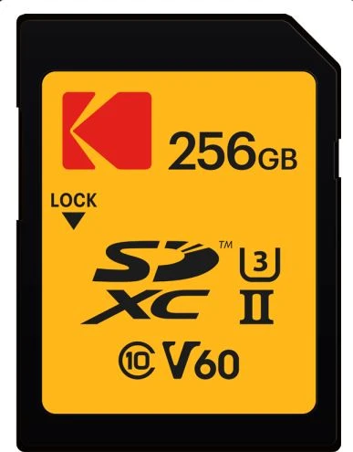 Atminties kortelė Kodak SD 256GB UHS-II U3 V60 Ultra Pro