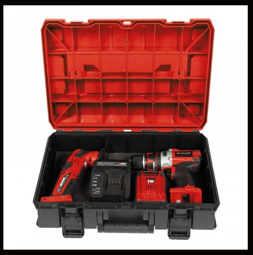 Įrankių Dėžė - Einhell E-Case S-F 4540011 Juoda Raudona