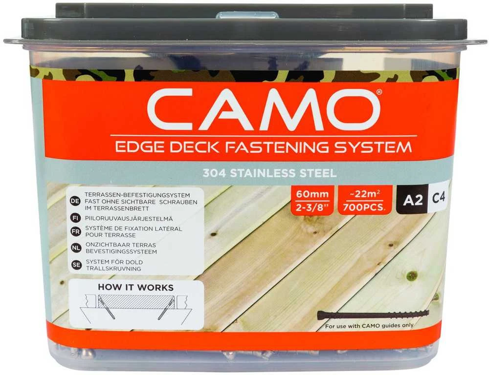 Camo Medvaržtis maskuojamiesiems denio varžtams; T15; A2; 60x4,2 mm; 700 vnt.