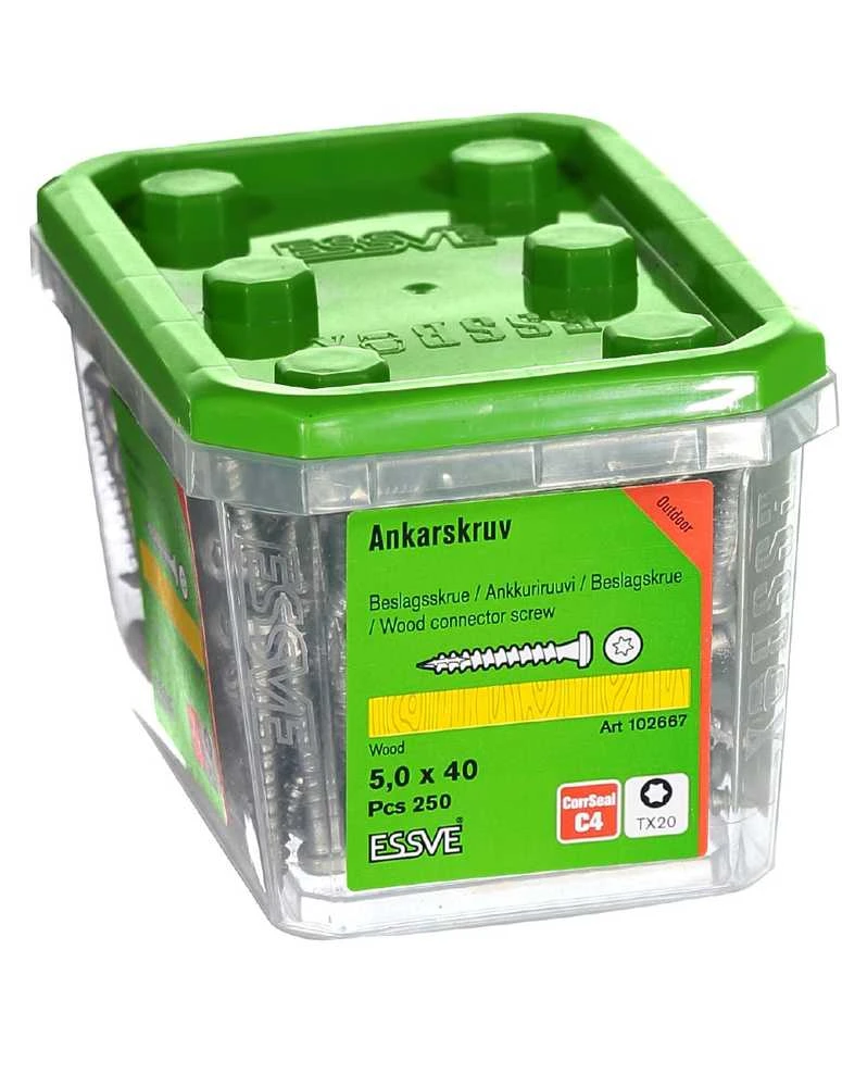 Essve Medsraigčiai kampams Corrseal 5,0 x 40, 250 vnt.