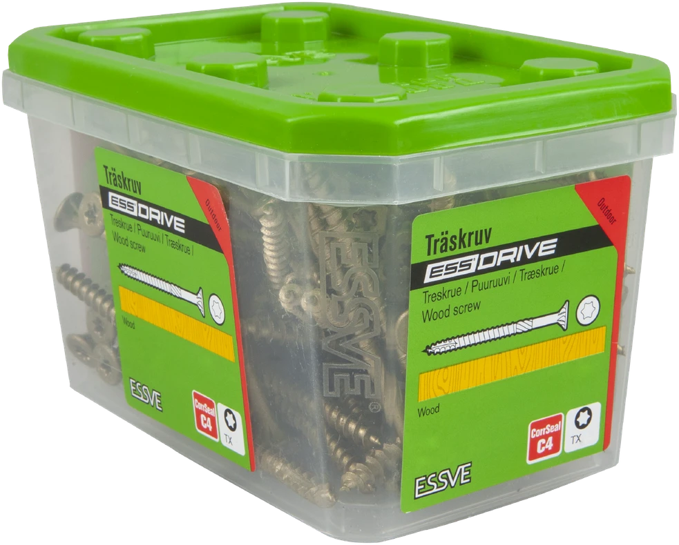 Medsraigčiai Essve ESSDRIVE, 5 x 70 mm, CS, TX25, 100 vnt.