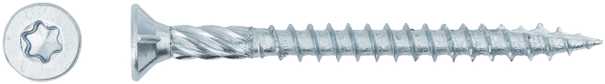 Forte Tools „Forte“ medžio drožlių plokštės SCR T15 3.5X40 Baltas ZN(200)