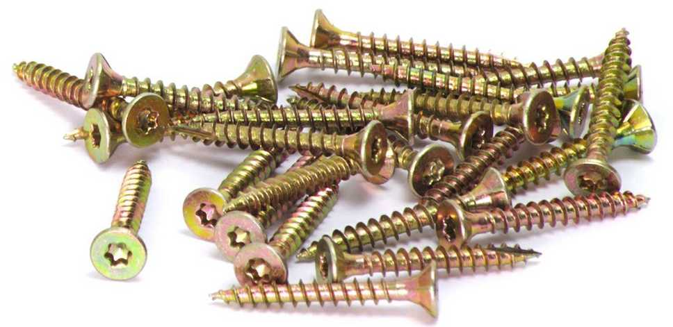 Forte Tools Forte_Tools Medsraigčiai 5 x 40/24 mm, ZN, TX25, 10 vnt.