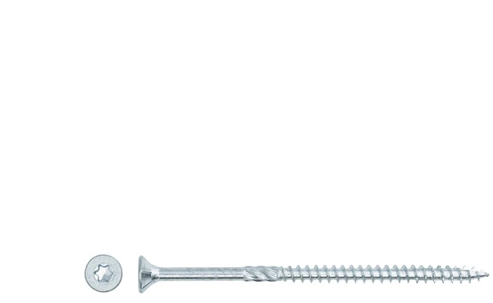Forte Tools Forte medžio drožlių plokštė SCR T25 5.0X90/54 Baltas ZN(100