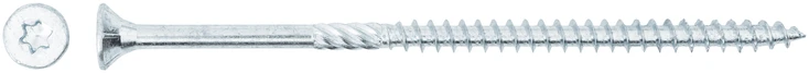 Forte Tools Forte medžio drožlių plokštės SCR T25 5.0X100/60 baltas ZN(100)