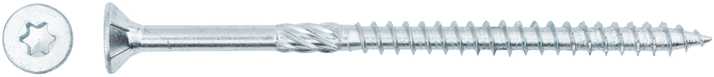 Forte_Tools Įrankiai FORTE TOOLS, 6×100/60 mm, ZN, TX30, 100 vnt.