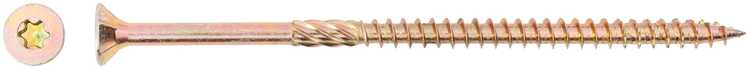 Forte Tools Forte medžio drožlių plokštės SCR T30 6.0X120/72 geltonos ZN4 vnt.