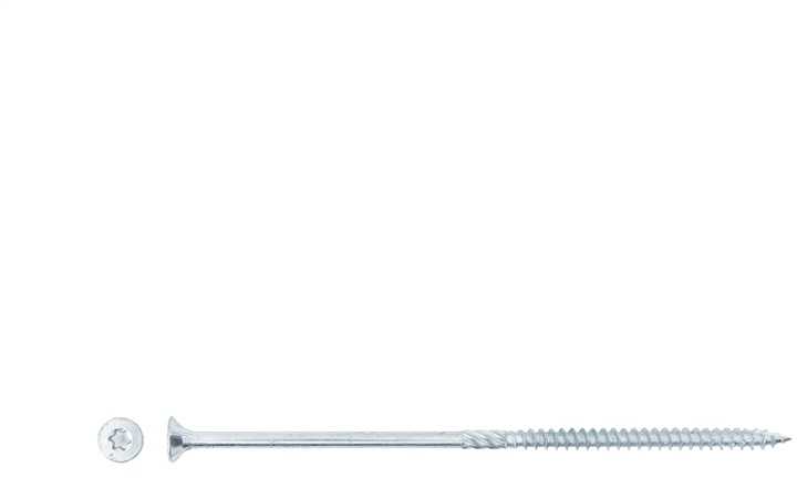 Forte Tools Forte medžio drožlių plokštės SCR T30 6.0X160/72 BALTA ZN4 vnt.