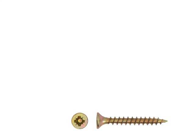 Grąžtas Haushalt MicroStorage CHIPBOARD SCREW 2.5X16 YLW ZP 100PCS G1