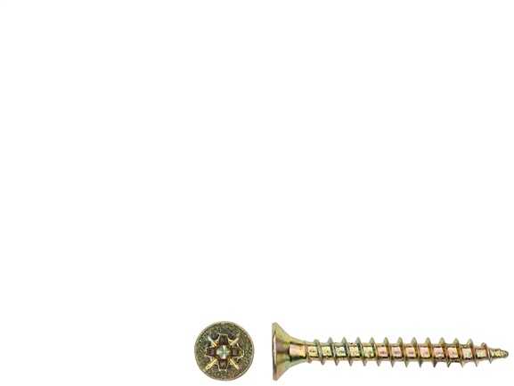 Grąžtas Haushalt Fischer CHIPBOARD SCREW 4.5X35 YLW ZP 25PCS G1