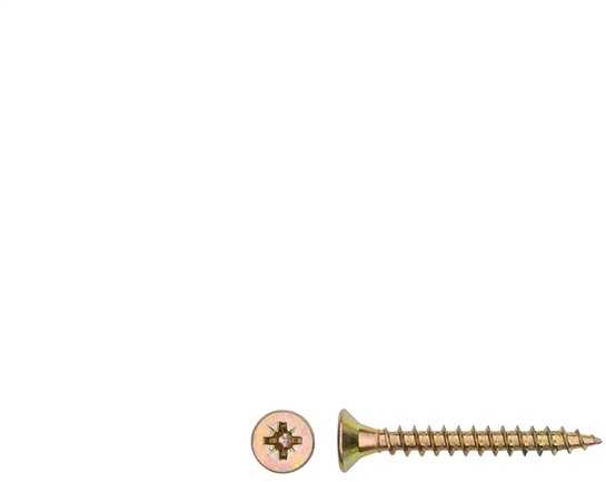 Grąžtas Haushalt Fischer CHIPBOARD SCREW 5.0X40 YLW ZP 25PCS G1