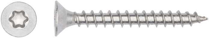 Medsraigtis, universalieji Haushalt A2, 3 x 25 mm, balta sp., 20 vnt.