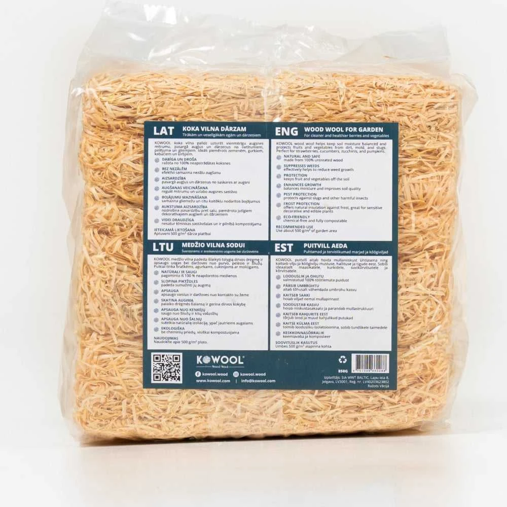 Medienos vata Kowool 1081001D, 2 mm, 0,85 kg