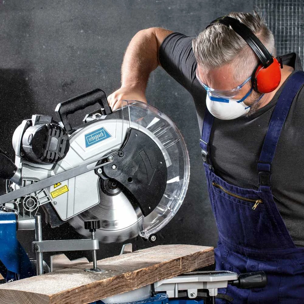 Skersinio pjovimo staklės HM140L + papildomas pjovimo diskas, Scheppach