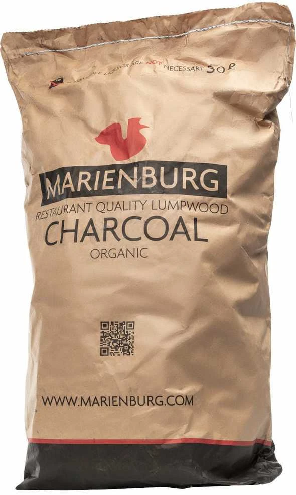 Marienburg Restaurant Charcoal -leppäpuuhiili, 30 litraa/4kg