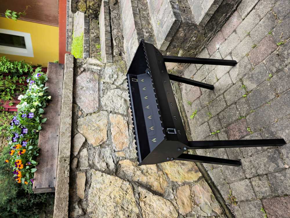 Abas Smokehouse anglies grilius, 62 x 29,5 x 71 cm