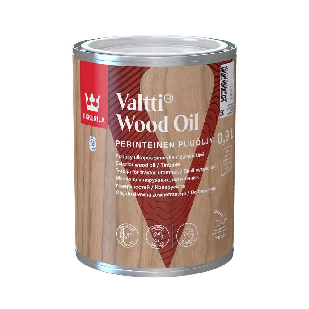 Medienos aliejus Tikkurila Valtti Wood Oil EC, skaidri sp., 0.9 l